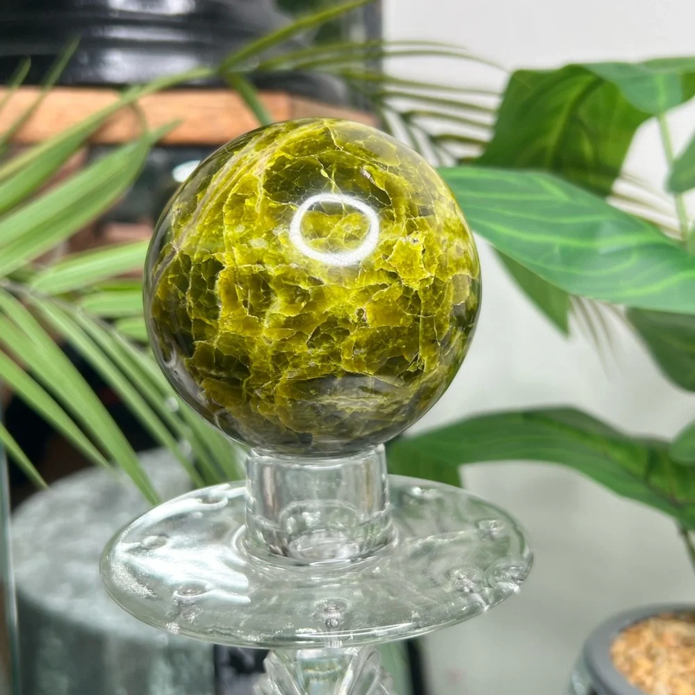 Green Opal Sphere- GOS1 - Picture 3 of 5